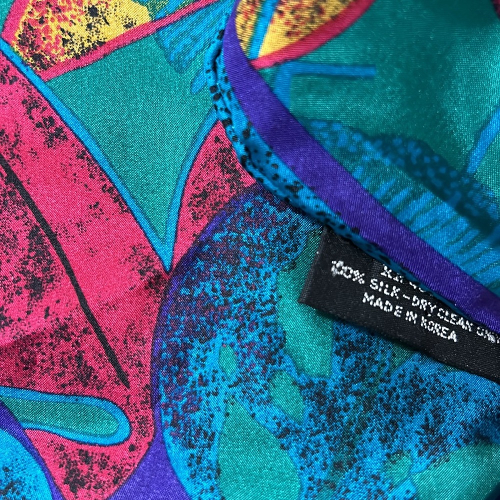 Harv Bernard Silk Rectangular Scarf - image 3